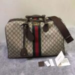 Gucci GG Unisex Ophidia GG Medium Carry-On Duffle-Brown - Imagen 2