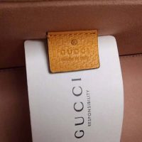 Gucci GG Women Padlock GG Flora Small Bamboo Shoulder-Beige