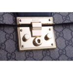Gucci GG Women Padlock GG Small Bamboo Shoulder Bag Beige - Image 8