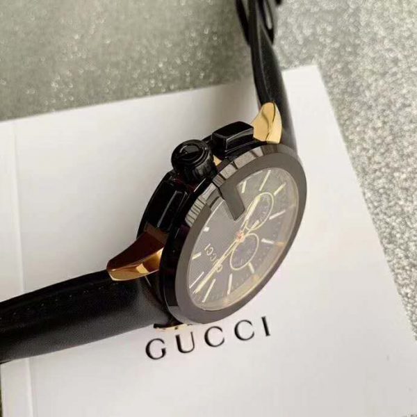 Gucci Men G-Chrono Watch 44mm-Black (7)