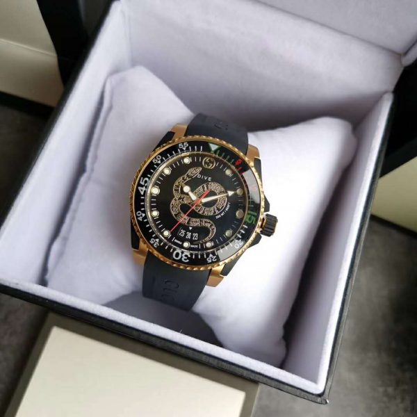 gucci dive 45mm mens watch