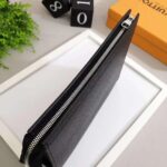 Louis Vuitton LV Men Pochette Voyage in Deep-Dyed Taiga Leather – Image 4