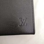 Louis Vuitton LV Men Pochette Voyage in Deep-Dyed Taiga Leather – Image 8