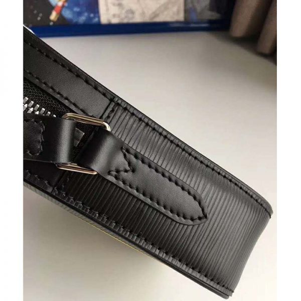 Louis Vuitton LV Unisex Danube PM Bag Black Epi Leather (6)