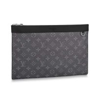 Louis Vuitton LV Unisex Discovery Pochette Supple Monogram Eclipse Canvas