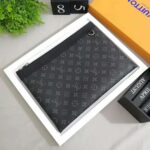 Louis Vuitton LV Unisex Discovery Pochette Supple Monogram Eclipse Canvas – Image 2