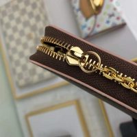 Louis Vuitton LV Women Clémence Wallet in Monogram Canvas-Brown