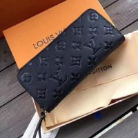 Louis Vuitton LV Women Clémence Wallet in Supple Monogram Empreinte Leather