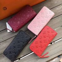 Louis Vuitton LV Women Clémence Wallet in Supple Monogram Empreinte Leather