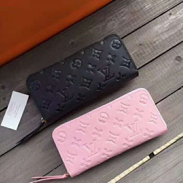 Louis Vuitton LV Women Clémence Wallet in Supple Monogram Empreinte Leather (8)