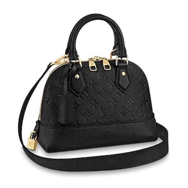 Louis Vuitton LV Women Neo Alma BB Monogram Empreinte Leather-Black