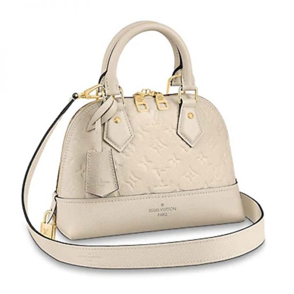 Louis Vuitton LV Women Neo Alma BB Monogram Empreinte Leather-White