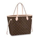 Louis Vuitton LV Women Neverfull MM Bag in Monogram Canvas-Brown