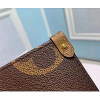 Louis Vuitton LV Women Onthego MM Tote Bag Monogram Coated Canvas