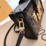 Louis Vuitton LV Women Petite Malle Handbag Iconic Monogram Canvas - Image 5