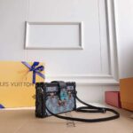 Louis Vuitton LV Women Petite Malle Handbag Monogram LV Pop Print-Blue - Image 9