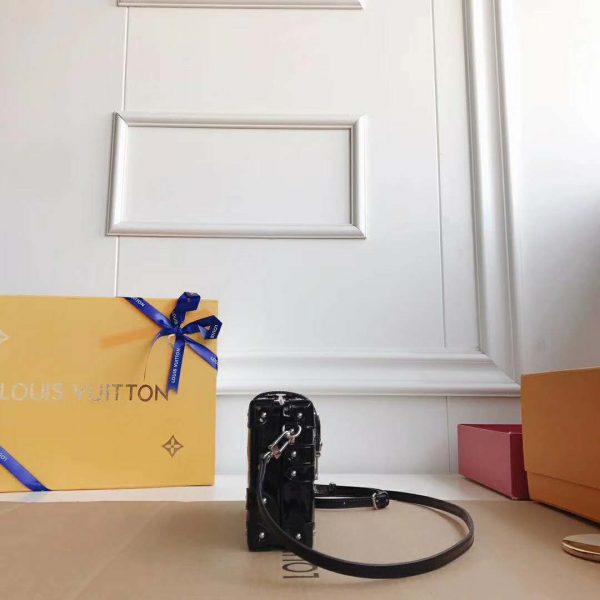 Louis Vuitton LV Women Petite Malle in Calf Leather-Black (6)