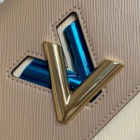Louis Vuitton LV Women Twist MM Epi Grained Cowhide Leather-Beige