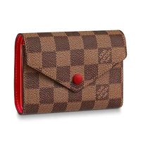 Louis Vuitton LV Women Victorine Wallet in Monogram Coated Canvas-Rose