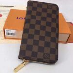 Louis Vuitton LV Women Zippy Wallet Damier Ebene Canvas-Brown - Image 3