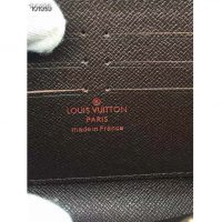 Louis Vuitton LV Women Zippy Wallet Damier Ebene Canvas-Brown
