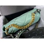 Chanel Women Chanel 19 Flap Bag in Lambskin Leather-Blue - Bild 11