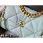 Chanel Women Chanel 19 Flap Bag in Lambskin Leather-Blue - Bild 4
