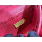 Chanel Women Chanel 19 Large Flap Bag Lambskin Leather-Rose – Bild 9