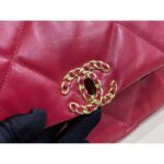 Chanel Women Chanel 19 Large Flap Bag Lambskin Leather-Rose – Bild 7