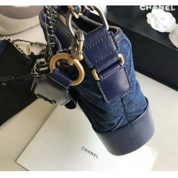 Chanel Women Chanel’s Gabrielle Small Hobo Bag Denim Tweeds & Fabrics (5)