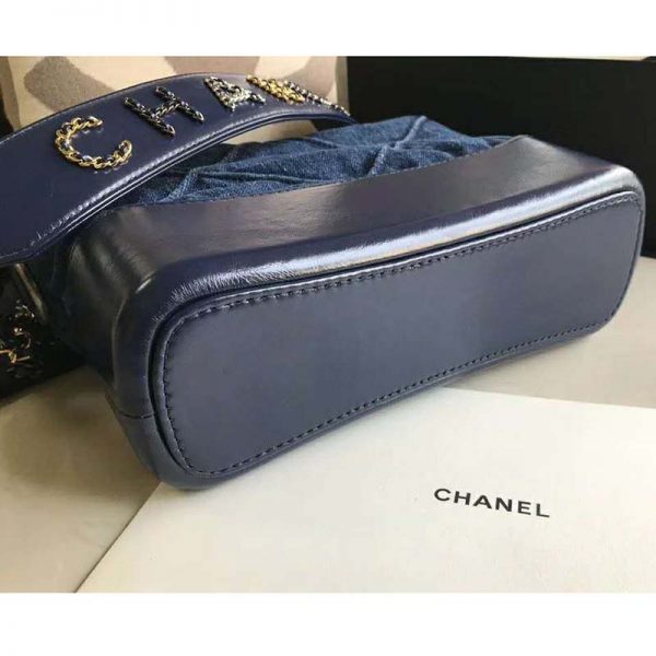 Chanel Women Chanel’s Gabrielle Small Hobo Bag Denim Tweeds & Fabrics (6)