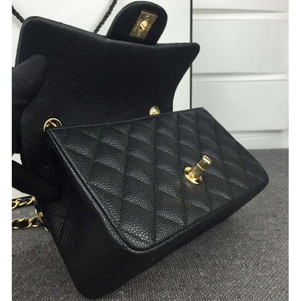 Hot Classic Handbag Grained Calfskin & Gold Tone Metal Luxury Designer Black  Lambskin Shoulder Bag Fashion Women Party Bag From Gzlrg, $77.73