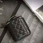 Chanel Women Small Mini Vanity with Classic Chain Lambskin-Black - Imagen 3