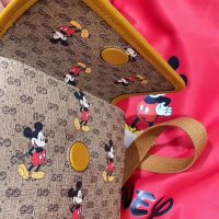 Gucci GG Unisex Disney x Gucci Medium Backpack BeigeEbony (1)