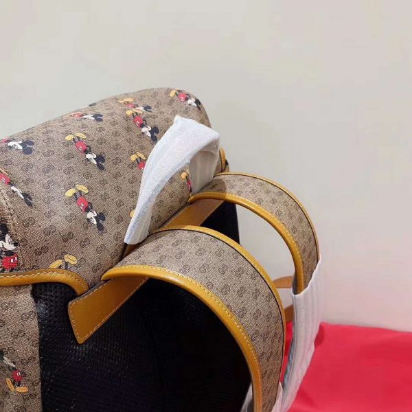 Gucci GG Unisex Disney x Gucci Medium Backpack BeigeEbony (8)