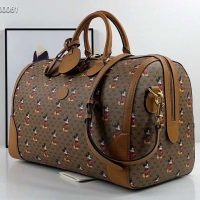 Gucci GG Unisex Disney x Gucci Medium Carry-On Duffle-Brownum Carry-On Duffle-Brown (1)