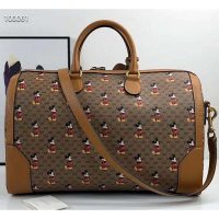 Gucci GG Unisex Disney x Gucci Medium Carry-On Duffle-Brownum Carry-On Duffle-Brown (1)