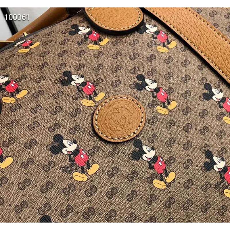 Gucci GG Unisex Disney x Gucci Medium Carry-On Duffle-Brown