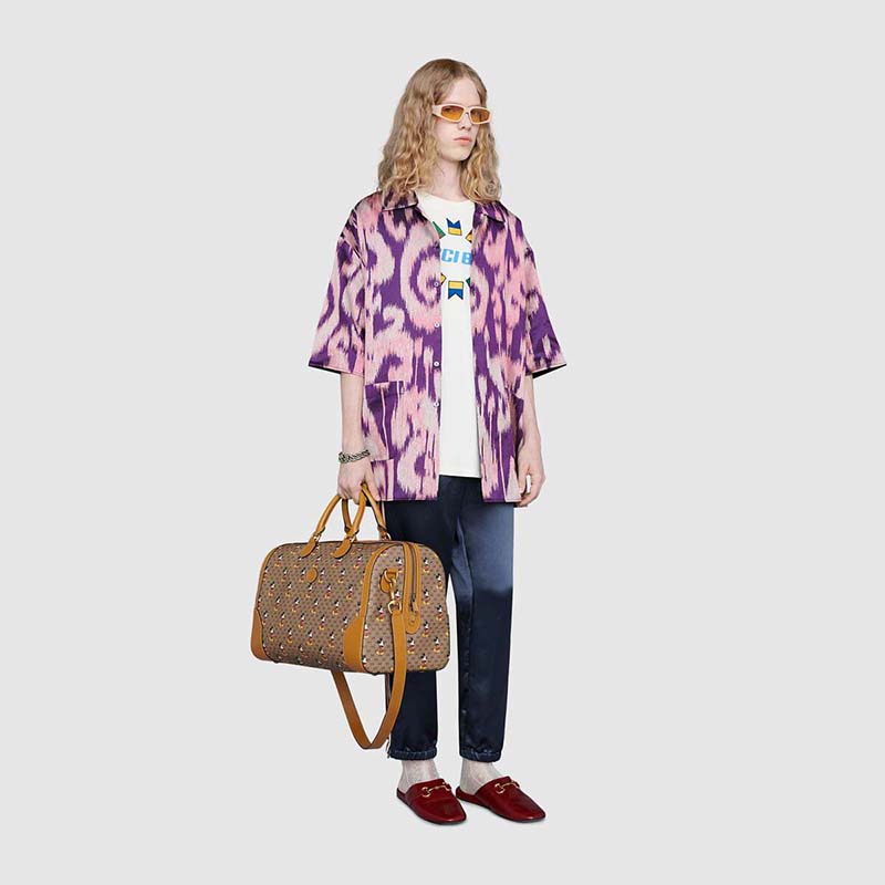 Gucci GG Unisex Disney x Gucci Medium Carry-On Duffle-Brown