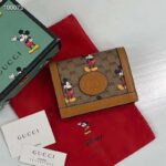 Gucci GG Unisex Disney x Gucci Card Case Wallet-Brown - Image 3