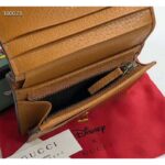 Gucci GG Unisex Disney x Gucci Card Case Wallet-Brown - Image 11