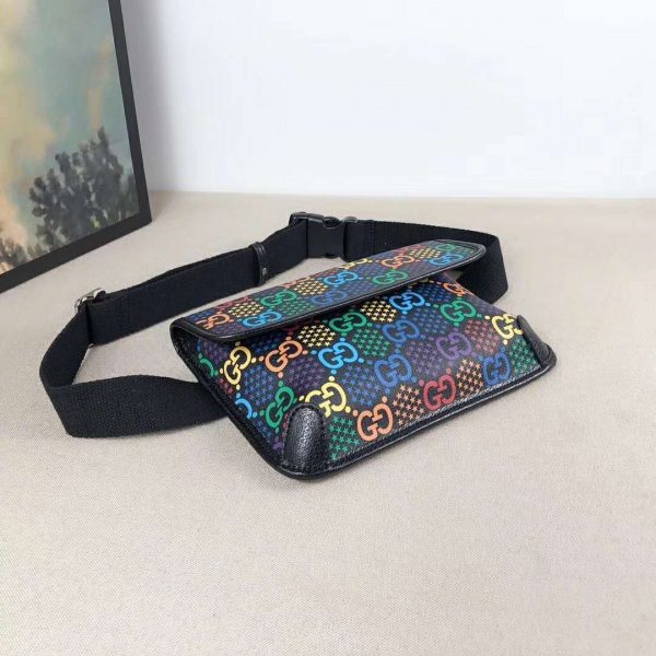 Gucci GG Unisex GG Psychedelic Belt Bag Psychedelic Supreme Canvas (10)