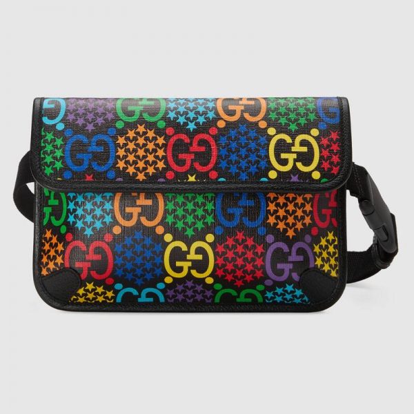 Gucci GG Unisex GG Psychedelic Belt Bag Psychedelic Supreme Canvas