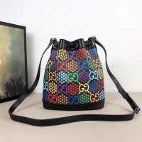 Gucci GG Unisex GG Psychedelic Bucket Bag Psychedelic Supreme Canvas