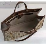 Gucci GG Unisex Gucci 1955 Horsebit Large Tote Bag-Brown - Image 5