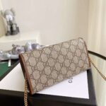 Gucci GG Unisex Gucci 1955 Horsebit Wallet with Chain-Brown - Bild 5