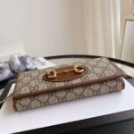 Gucci GG Unisex Gucci 1955 Horsebit Wallet with Chain-Brown - Bild 6