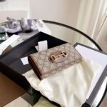 Gucci GG Unisex Gucci 1955 Horsebit Wallet with Chain-Brown - Bild 10