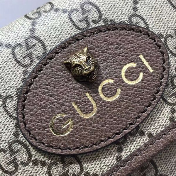 Gucci GG Unisex Neo Vintage GG Supreme Belt Bag-Beige (7)