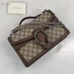 Gucci GG Women Dionysus GG Top Handle Bag Beige Supreme Canvas – Image 3